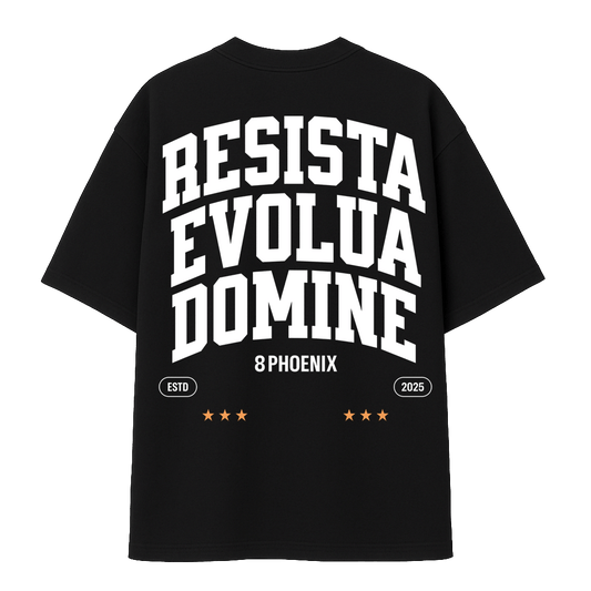Camiseta Overzied Resista e Evolua Phoenix